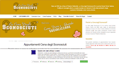 Desktop Screenshot of lacenadeglisconosciuti.com