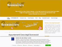 Tablet Screenshot of lacenadeglisconosciuti.com